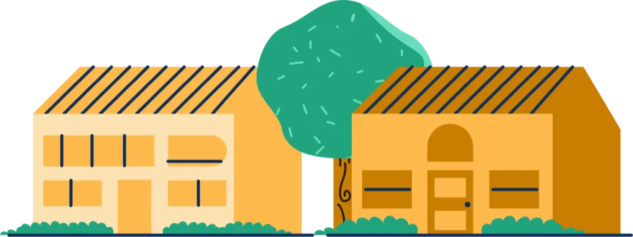 Illustration of UK rental homes
